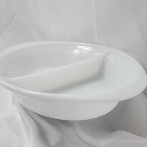 Vintage Glasbake J239 Divided Dish